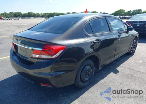 2013 Honda Civic Ex z USA, uszkodzony, nr VIN 19XFB2F86DE066417